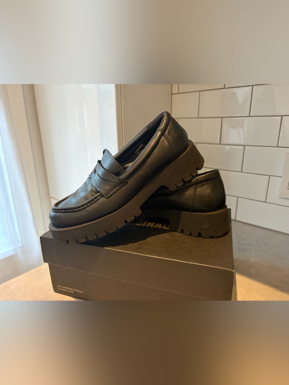 Floyd Leather Lug Sole Loafers
